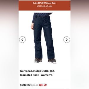 Norrona Insulated Ski & Snow Pants